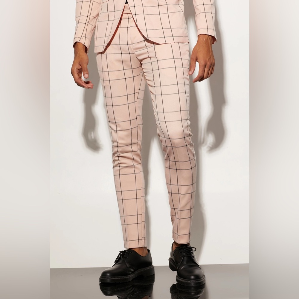 BOOHOO‎ Man Skinny Suit Trousers NWT Sz 30